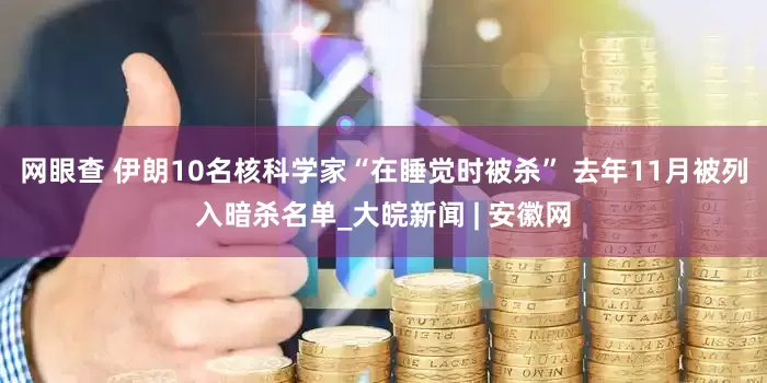 网眼查 伊朗10名核科学家“在睡觉时被杀” 去年11月被列入暗杀名单_大皖新闻 | 安徽网