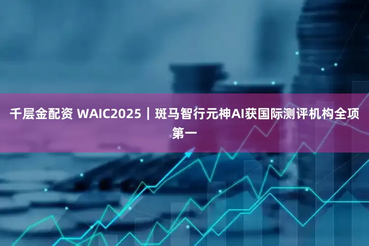 千层金配资 WAIC2025｜斑马智行元神AI获国际测评机构全项第一