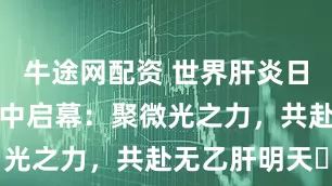 牛途网配资 世界肝炎日主题活动京中启幕：聚微光之力，共赴无乙肝明天​